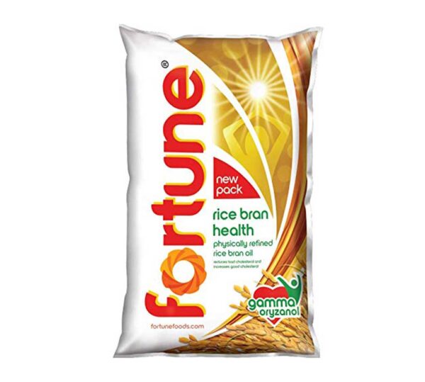 Fortune Rice Bran Oil, 1 L Pouch